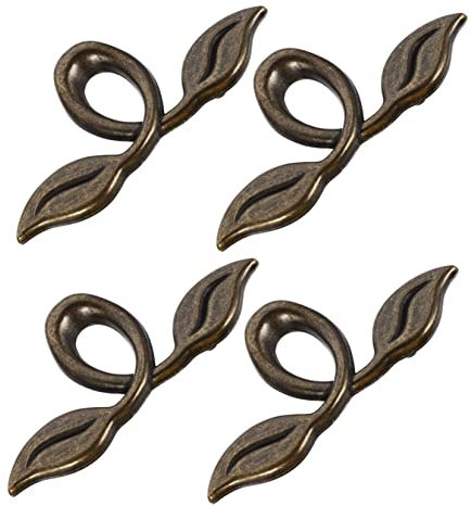 ORFOFE 4pcs European Style Cabinet Handle Solid Zinc Alloy Wardrobe Grip for Cupboard Door Knobs Furniture Drawer Handles Vintage