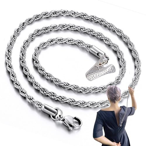 Tuxiaobu Vestito Zipper Helper Zipper tira per abiti stivali cerniera posteriore aiutante cerniera estrattore con gancio clip zip giù vestito te stesso strumento di aiuto cerniera Twist acciaio