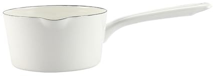 Cacerola de leche de 1,2 l, Cueceleches, Olla de leche, té, café, huevo, olla de ebullición, sartén de leche esmaltada con mango de madera, cacerola antiadherente, mini calentador de mantequilla