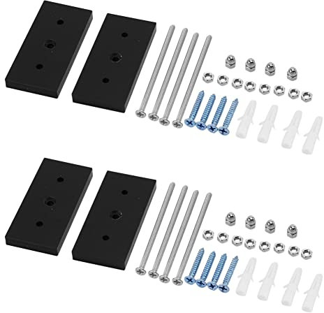 TsoLay Skateboard Floating Deck Display Skateboard Floating Wall Mount Longboard Wall Hanger,4 Pack