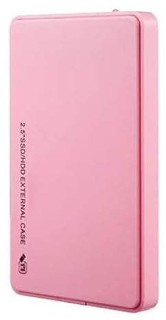 Dischi rigidi esterni portatili da 2,5, in alluminio, 500 GB, 1 TB, 2 TB, 4 TB, 8 TB, USB 3.0, memoria di backup su disco rigido per PC, desktop, Mac, MacBook, TV, 4 TB, rosa