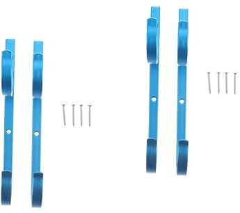 FUNOMOCYA 2 Sets Schwimmen Pool Pol Aufhänger Aluminium Legierung Festen Haken Metall Pool Aufhänger