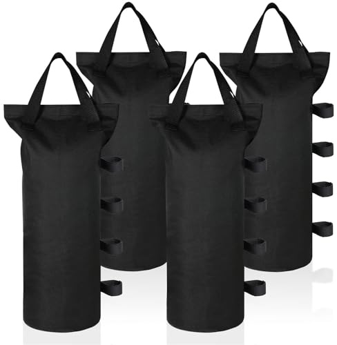 4 Piezas Pesos para Carpa, Pesos para Carpa, Pesos para Carpa de Exterior Plegable, Saco de Arena para Carpas, Peso de Oxford 600D, Pesos para Carpas, para Cenador Jardín Playa Carpa
