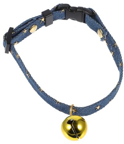 Toddmomy Einstellbares Katzenhalsband Mit Glocke Und Necktie Blaues Langlebiges Material Für Fotoshootings Partys Und Besondere Anlässe Sorgt Für Stil Und Komfort Für Ihre Katze