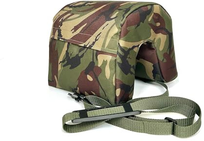 Camera Bean Bag, U-Shaped Bean Bag, Camera Sandbag, Photography Bean Bag, Waterproof, Colour Camouflage/DPM Camo, Made in the EU (Filled)