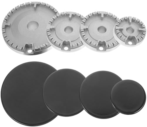 LIFKICH Kit Tappo Bruciatore Gas Piano Resistente Sostituzione Accessorio Stufa Per Cucina Efficienza Uniforme Fiamma
