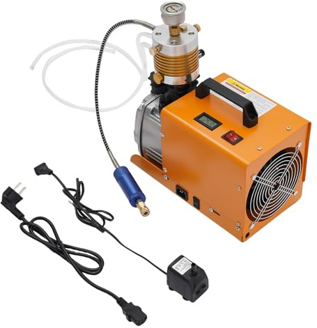 Tauchkompressor Kompressoren, 300bar Kompressor mit Anti-Vibrations-Pad, 1.8KW 2800rpm Elektrische Luftpumpe, PCP Kompressor für die Prüfung von Industriellen Rohrleitungen