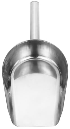 ARTIBETTER Cuchara Pequeña de Acero Inoxidable para Granos de Cocina Pala Multiusos para Hielo de Bar Dulces y Harina Utensilio Práctico para Bares y Cocina Doméstica