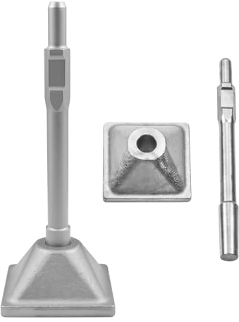 6x6 Jack Hammer Compactor, Jack Hammer Ground Tamper with 30mm Shank Tamper, Electric Demolition Concrete Breaker for Soil, Gravel, Asphalt & Trench Backfill