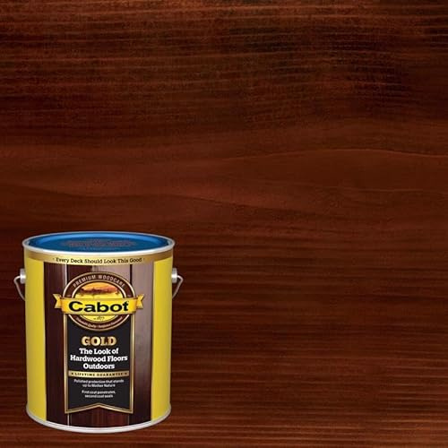 Cabot Satin 19473 Moonlit Mahogany Deck Varnish 1 gal.4