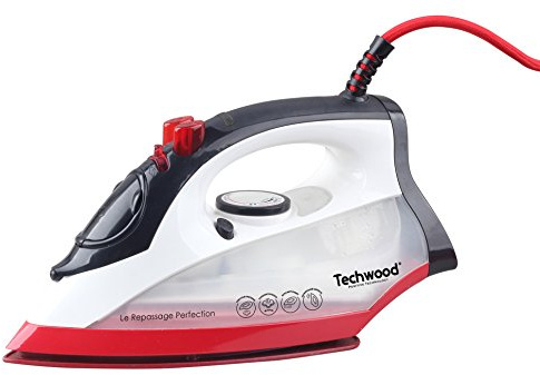 Techwood TFV-2405C Dampfbügeleisen, Dampfstoß, 30 g/min, Keramiksohle, 2400 W