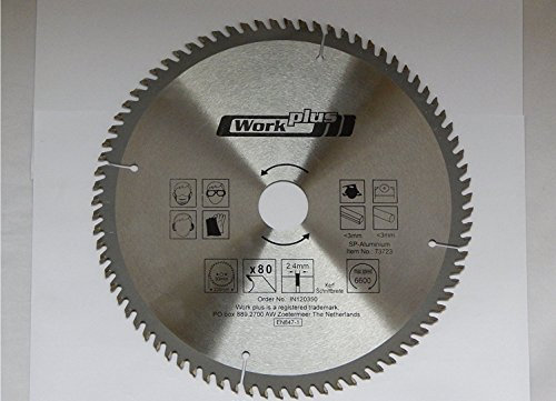 1 HM Kreissägeblatt für Aluminium und Kunststoff - 80 Zähne – Ø 230 x 30 mm/Sägeblatt/Kreissägeblätter