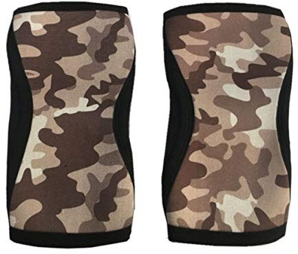 Ginocchiere sportive in neoprene da 7 mm Sollevamento pesi Compressione Powerlifting Squat Allenamento in palestra Supporto per ginocchiere Proteggi basket Ginocchiera, H, M