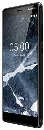 Nokia 5.1 5.5-Inch Android UK Sim-Free Smartphone with 2GB RAM and 16GB Storage (Single Sim) - Black (Renewed)