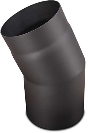 LANZZAS Ofenrohr Bogen 22° Grad, im Durchmesser, DN, Ø 150 mm, Farbe: gussgrau - weitere Rohre aus unserem Sortiment, finden Sie hier.