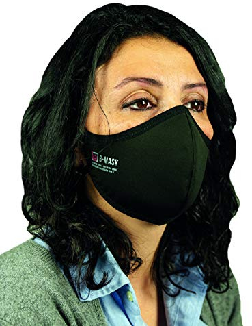 MANIFATTURA BERNINA Mascherina certificata B-Mask tessuto lavabile riutilizzabile batteriostatica EN 14683 100% Made in Italy (DonnaRagazzo)