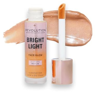 Revolution Bright Light Face Glow, Lueur Éclatante pour le Visage, Teint Lumineux, Illuminate Moyen