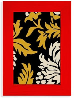 Chinesischer japanischer Stil Asien Chrysantheme Bild Display Kunst rot Fotorahmen