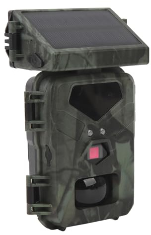 Caméra Solaire pour la Surveillance de la Faune, 20 MP 1080p, Chasse et Suivi de la Faune Sauvage, Caméra étanche IP65, Temps de Déclenchement de 0,45 S, Angle de Détection de