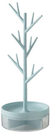 Jarsense 3-in-1 Schmuck-Organizer-Ständer/Schmuck-Präsentationsständer Baum/Ringhalter/Ohrringhalter/Ringhalter-Tablett für Ringe für Schmuckring/Hochzeitsschmuck, dekorativer Präsentationsständer,