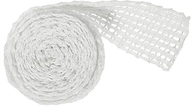 Mikinona Rete Elastica per Carne da Cucina, Spago da Macellaio per Arrosti, Corda Resistente per Legare Salsicce e Carne, Rete Elasticizzata 3m per Cottura e Conservazione Sapori