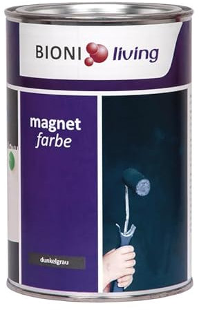 Bioni Magnetfarbe extreme Haftung in dunkelgrau (1 Liter)