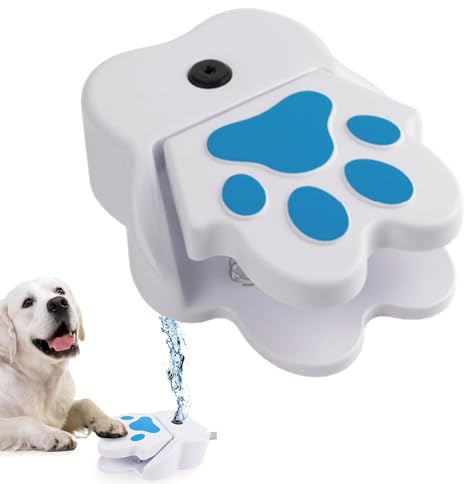 Splash Dog Fontanella, Fontana d'acqua con Pedale, Fontana per Cani, Irrigatore per Cani da Esterno, Step on Irrigatore per Animali, Giochi d'acqua
