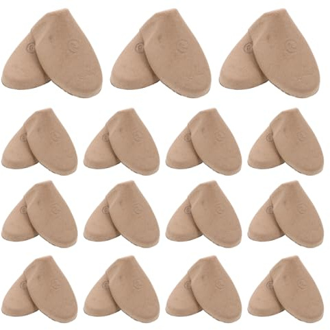 BESPORTBLE Shoe Tree Inserts 20 Pairs Reusable Paper Pulp Anti-Crease Boot and Sneaker Shapers for Men Women Size 38-40 Shoe Care and Travel Organizer