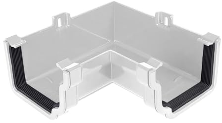 Kayflow Ogee 120mm Gutter Internal 90° Corner - White