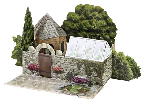 Santoro Pop Up Places, 3D-Pop-Up-Grußkarte – Das Sommerhaus – Für Ihn, Für Sie, Familie, Freunde, Geburtstag, Jubiläum