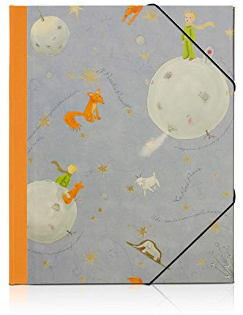 Eckspannmappe Kleiner Prinz, A4 - Orange