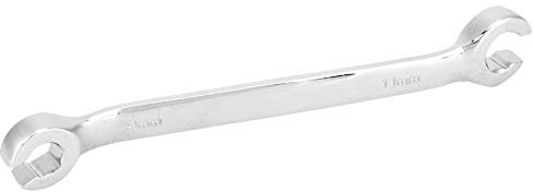 Yanmis Flare Nut Wrench, Carbon Steel Wrench 9-11mm Double Headed Open End Oil Tube Pipe Spanner for Quick Disassembly and Fastening of Bolts