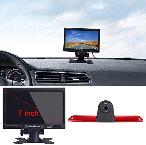 【Super HD Rückfahrkamera Set】7 Zoll TFT LCD Farbdisplay Auto Monitor + 1280*720 Pixel 1000TV Linien HD Nachtsicht Rückfahrkamera für Mercedes Sprinter W609 Viano Vito Transit Ducato VW Crafter Master