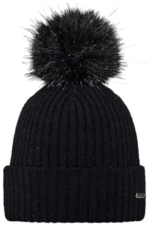 Barts Strickmütze Winter Bommel-Mütze Kenzie 4955 Black 01