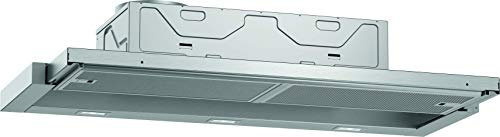 NEFF D49ED52X1, N50, Flachschirmhaube, 90 cm, hohe Abluftleistung dank effizienter Motortechnologie, Intensivstufe, Automatische Nachlaufzeit, LED-Licht, Silbermetallic [Energieklasse A]