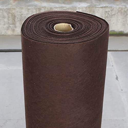 LPLND Qualität Filz Stoff 85 x 100 cm Filzstoff Bastelfilz Farbig Filz Blätter Vliesstoff Kinder DIY Zubehör zum Handwerk Nähen Projekte 1mm Thick(Color:Braun)