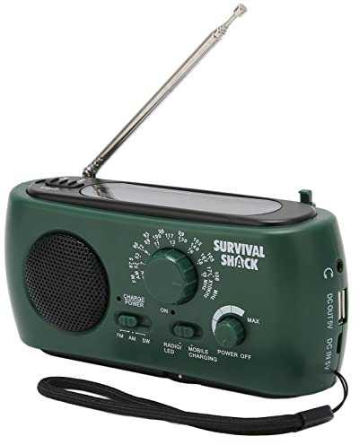 Vintage Speaker,Charger,Hand Crank Radio Portable Practical Led Torch Outdoor Multi Band Am/Fm/Sw Solar Hand Crank Weather Radio