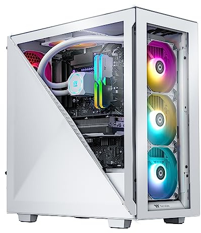 Thermaltake LCGS Avalanche i477T AIO Liquid Cooled CPU Gaming Desktop (Intel® Core™ i7-13700KF, 32GB DDR5 5600MT/s, NVIDIA® GeForce RTX™ 4070 Ti, 2TB NVMe M.2, WiFi) D3AV-Z790-47T-LCS,White
