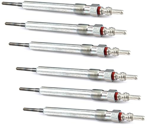 ROBUST 6x Glühkerze für Audi A3 A4 A5 Q2 Porsche Cayenne Macan Panamera Seat Altea Ibiza Leon Skoda Fabia Octavia Superb Volkswagen Caddy Golf Crafter Polo T5 T6 0250403009 03L963319 059998319