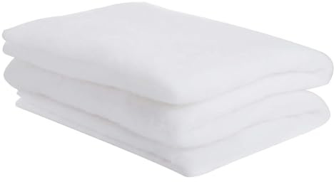 nerhemg Coperta di neve, 31,5*94,49 Rotoli di neve di Natale Coperte di neve artificiale per interni per decorazioni natalizie con neve finta, albero, tavolo, visualizzazione del villaggio Bianco