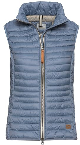 camel active Damen Steppweste | winddicht & wasserabweisend | Outdoor Weste Rauchblau, womenswear-42