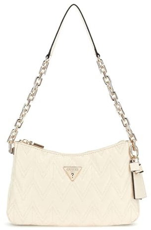 GUESS Adelard Top Zip Shoulder Bag Stone