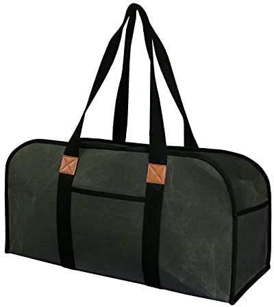 Outdoor Firewood Tool Carrier - Portable Canvas Storage Bag for Travel (Color: C)