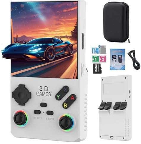 RegiisJoy 2025 New Upgraded V40 Max Handheld Game Console, 40000 Games 4 inch IPS Screen Retro Gaming Console, 256G 4000mAh Portable Mini Pocket Handheld Emulator Gift for Adults