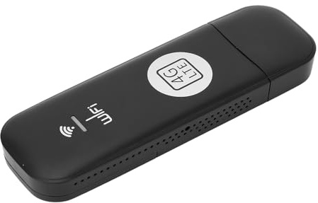 4G USB Tragbarer WiFi -Hotspot -Router, Stecker und Spiele der Globalen Version mit SIM -Kartensteckplatz für Telefone, Laptops und Tablets