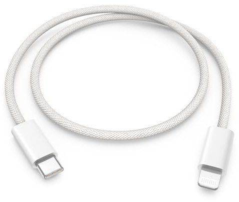 Cavo Lightning USB C corto, 30 cm iPhone cavo di ricarica USB C [certificato Apple MFi] Power Delivery per iPhone 14 13 12 11 Pro/Pro Max, XS XR X, iPad Air