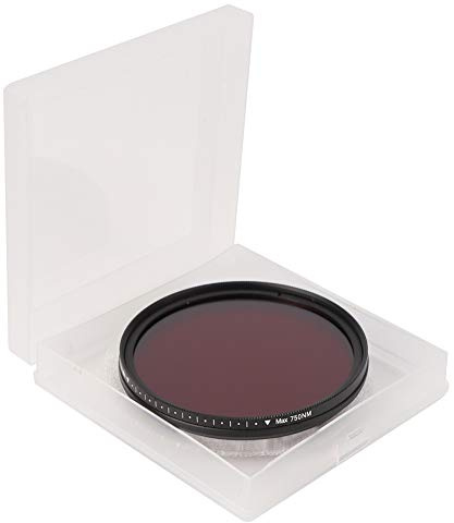 Pongnas Filtro IR, Filtros IR Infrarrojo con Aleación de Aluminio de Alto Rendimiento y Vidrio óptico para Fotografía (67 mm)