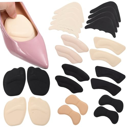 12 Paar Fersenpolster für High Heels aus Schaumstoff
