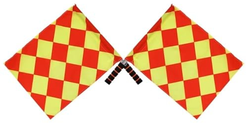 FußBallschiedsrichterfahne 4pcs Soccer Referee Flags Sports Match Football Linesman Game Equipment FüR FußBall