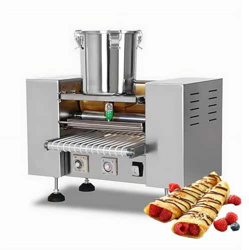 Máquina Para Hacer Tortitas 2800W, Acero Inoxidable 304 Crepera Automática Para Tortillas Y Arepas, Calentamiento Rápido, Equipo De Hostelería Profesional(6in)